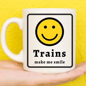 Train Gifts, Train Mug, Gifts For Train Lovers, Steam Train Gifts, Train Presents, Train Themed, Railway, Train Enthusiast, Novelty Mug