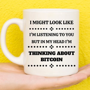 Bitcoin Gifts, Crypto Gifts, Gifts For Crypto Lovers, Gifts For Bitcoin Lovers, Bitcoin Theme, Cryptocurrency Gifts, BTC Gifts, Funny Mug