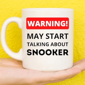 Snooker Gifts, Gifts For Snooker Lovers, Gifts For Snooker Fans, Snooker Presents, Snooker Theme, Funny Mug, Coffee Mug