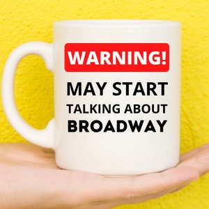 Gifts For Theatre Lovers, Theatre Gifts, Gifts For Broadway Lovers, Musical Theatre Lovers, Theatre Themed Presents, Novelty Mug, Funny Mugs