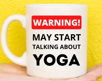 Yoga Gifts, Gifts For Yoga Lovers, Yoga Gift Ideas, Best Yoga Gifts, Yoga Presents, Yoga Gifts For Her, Yoga Theme, Coffee Mug, Mug