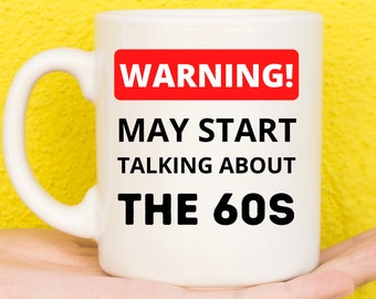 60s Gifts, 60s Themed Gifts, 60s Nostalgia Gifts, Retro 60s Gifts, 60s Items, Iconic 60s Mug, Gifts For Dad, Gifts For Grandad, Funny Mug