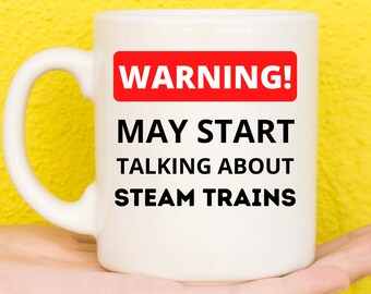 Gifts For Train Lovers, Train Gifts, Steam Train Gifts, Train Presents, Train Themed Gifts, Railway Gifts, Train Enthusiast, Novelty Mug