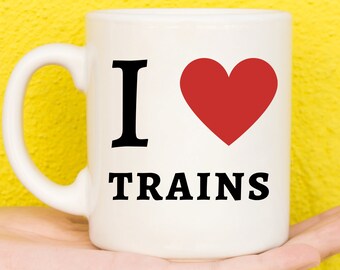 Gifts For Train Lovers, Train Gifts, Steam Train Gifts, Train Presents, Train Themed Gifts, Railway Gifts, Train Enthusiast, Novelty Mug