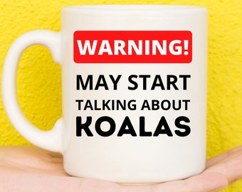 Koala Gifts, Gifts For Koala Lovers, Koala Themed Presents, Koalas, Koala Mug, Animals, Cute Koala, Novelty Mug, Funny Mug