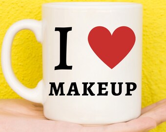 Geschenken voor make-up liefhebbers, geschenken voor make-up artiesten, make-up presenteert, beauty geschenken, make-up liefhebber, beauty lover, grappige mok, nieuwigheid mok