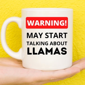 Llama Gifts, Gifts For Llama Lovers, Llama Themed Presents, Llamas, Llama Stuff, Llama Things, Animal Lovers, Novelty Mug, Funny Mug