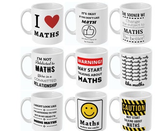 数学ギフト、数学好きへのギフト、数学マグカップ、数学プレゼント、数学者テーマ、数学ギフト、数学教師カップ、誕生日マグカップ