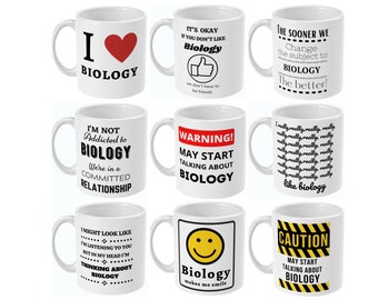 Biology Gifts, Gifts For Biology Lovers, Biology Mug, Science Mug, Biology Teacher Gifts, Science Lovers, Funny Biology Gift, Birthday Mug