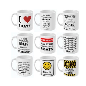 Boat Gifts, Boating Gifts, Boat Mug, Gifts For Boat Lovers, Gifts For Sailors, Sailing Gifts, Boat Accessories, Sea Theme Gift, Birthday Mug