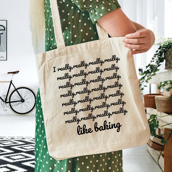 Baking Tote Bag, Tote Bag For Baking Lovers, Baking Gifts, Gifts For  Bakers, Reusable Shopping Bag, Mothers Day Gifts For Women, Birthday