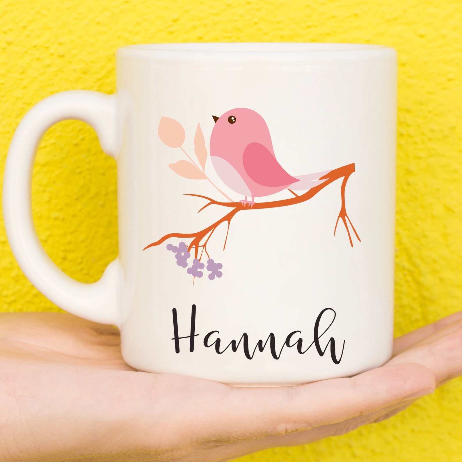 Bird Mug Bird Gift Personalised Mugs Custom Mug Etsy