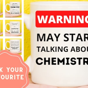Chemistry Gifts, Chemistry Mug, Chemistry Themed, Science Gifts, Chemistry Teacher Gifts, Chemistry Presents, Chemistry Lover Gift, Students