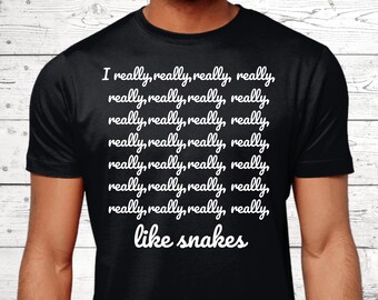 Schlangen T-Shirt, Geschenke für Schlangenliebhaber, lustige Schlangen Shirts, Reptilien Geschenke, Schlangen Top, Schlangen Pullover, Schlangen Thema, Schlangen Geschenke