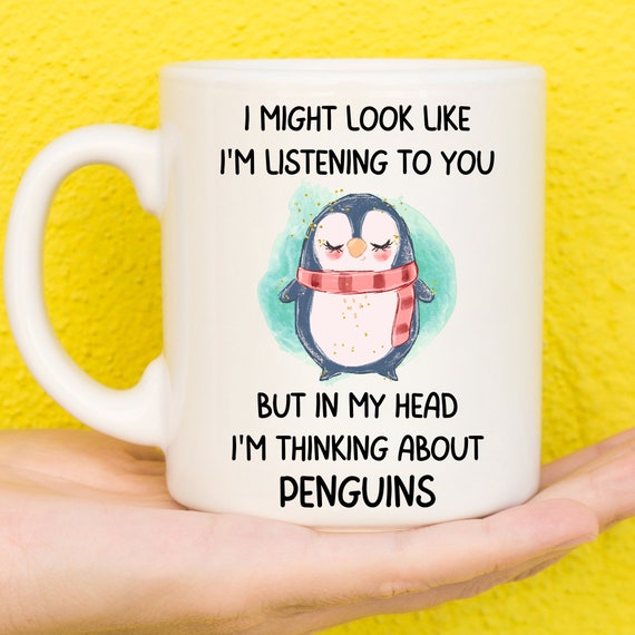 Pinguin-Tasse, Pinguin-Liebhaber-Geschenk, lustige Pinguin-Tasse