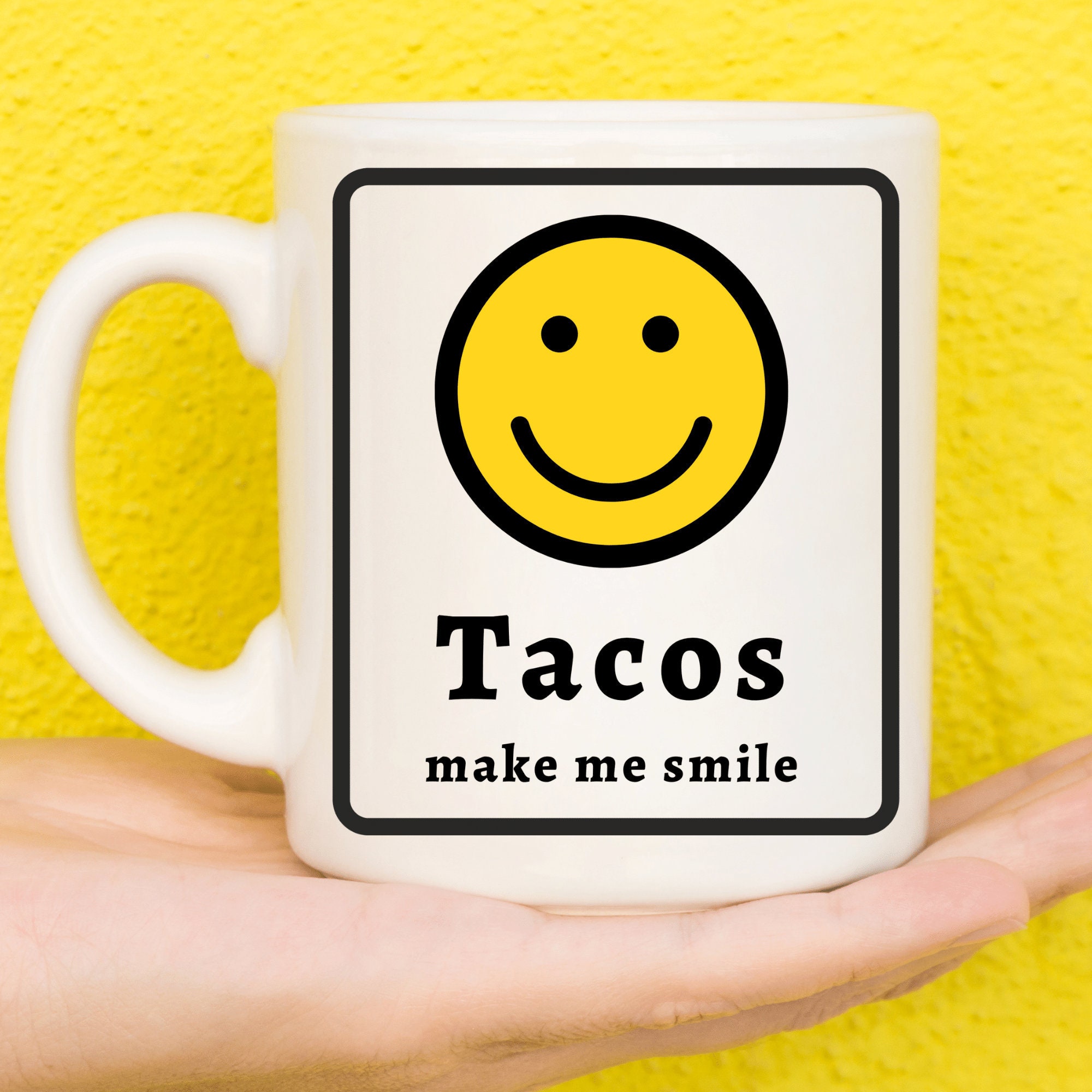 Taco Gifts Taco Mug Gifts For Taco Lovers Taco Themed Etsy