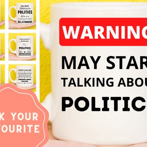 Politics Gifts, Politics Mugs, Political Gifts, Political Mug, Gifts For Political Fans, Politics Student Gifts, Funny Politics Mug