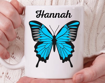 Personalised Butterfly Gifts, Gifts For Butterfly Lovers, Personalised Mug, Butterfly Themed Presents, Butterflies, Butterfly Stuff, Unique