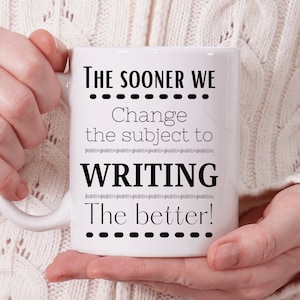 Regalos para escritores, mejores regalos para escritores, regalos para escritores, regalos para autores, regalos para poetas, regalo para escritor aspirante, escritor, taza