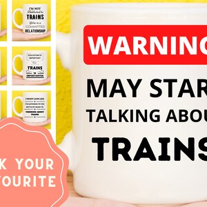 Trains, Train Gifts, Train Mug, Steam Train Gifts, Steam Train Mug, Gifts For Train Lovers, Railway Gifts, Train Enthusiast Presents