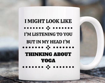 Yoga Gifts, Gifts For Yoga Lovers, Yoga Gift Ideas, Best Yoga Gifts, Yoga Presents, Yoga Gifts For Her, Yoga Theme, Coffee Mug, Mug