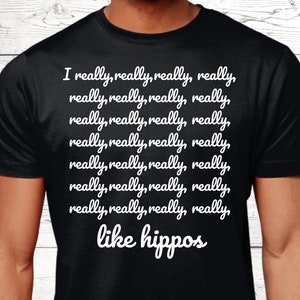 Hippo Gifts, Hippo T-Shirt, Gifts For Hippo Lovers, Funny Hippo Shirts, Hippopotamus Top, Hippo Jumper, Hippo Theme, Hippo Presents