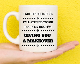 Geschenken voor make-up liefhebbers, geschenken voor make-up artiesten, make-up presenteert, beauty geschenken, make-up liefhebber, beauty lover, grappige mok, nieuwigheid mok