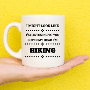 Gifts For Hikers, Camping Gifts, Gifts For Outdoorsman, Outdoorsy Gifts, Hiking Gifts, Avid Hiker, Hiking Lovers, Walkers, Nature, Funny Mug