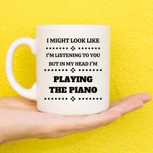 Gifts For Piano Players, Piano Gifts, Gifts For Piano Teachers, Gifts For Piano Students, Piano Gifts, Music Lovers, Music Gifts, Coffee Mug