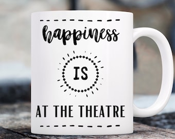 Gifts For Theatre Lovers, Theatre Gifts, Gifts For Broadway Lovers, Musical Theatre Lovers, Theatre Themed Presents, Novelty Mug, Funny Mugs