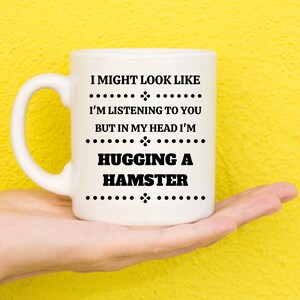 Hamster Gifts, Gifts For Hamster Lovers, Hamster Theme, Pet Hamster Lover, Hamster Mug, Coffee Mug, Funny Mug, Novelty Mug, Cute Mug