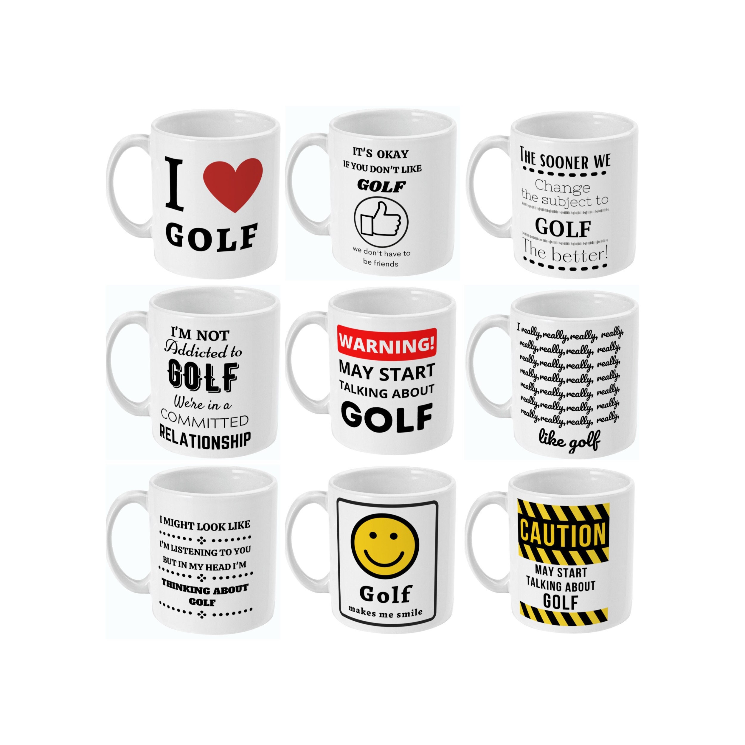 Taza de golf personalizada Little Miss Golfalot regalo para 