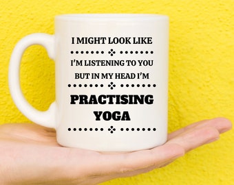 Yoga Gifts, Gifts For Yoga Lovers, Yoga Gift Ideas, Best Yoga Gifts, Yoga Presents, Yoga Gifts For Her, Yoga Theme, Coffee Mug, Mug