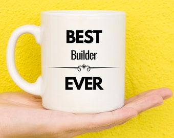 Regalos para constructores, regalos para los trabajadores de la construcción, mejor constructor, mejor trabajador de la construcción, tema del constructor, constructor presente, taza novedosa