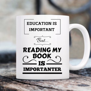 Regalos para los amantes del libro, regalos para los lectores, regalos de libros, gusanos de libro, regalos literarios, regalos para los escritores, nerds del libro, lectores, autores, taza divertida