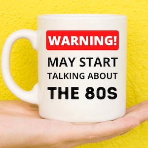 80s Gifts, 80s Themed Gifts, 80s Nostalgia Gifts, Retro 80s Gifts, 80s Items, Iconic 80s Mug, Gifts For Dad, Gifts For Grandad, Funny Mug