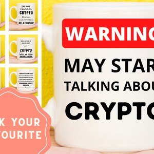 Crypto Gifts, Crypto Mug, Bitcoin Gifts, Gifts For Crypto Lovers, Gifts For Bitcoin Lovers, Cryptocurrency Gifts, BTC Gifts, Funny Mug
