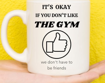 Gym Gifts, Gifts For Gym Lovers, Fitness Gifts, Fitness Lovers, Gym Presents, Gym Goers, Fitness Presents, Exercise Lovers, Funny Mug