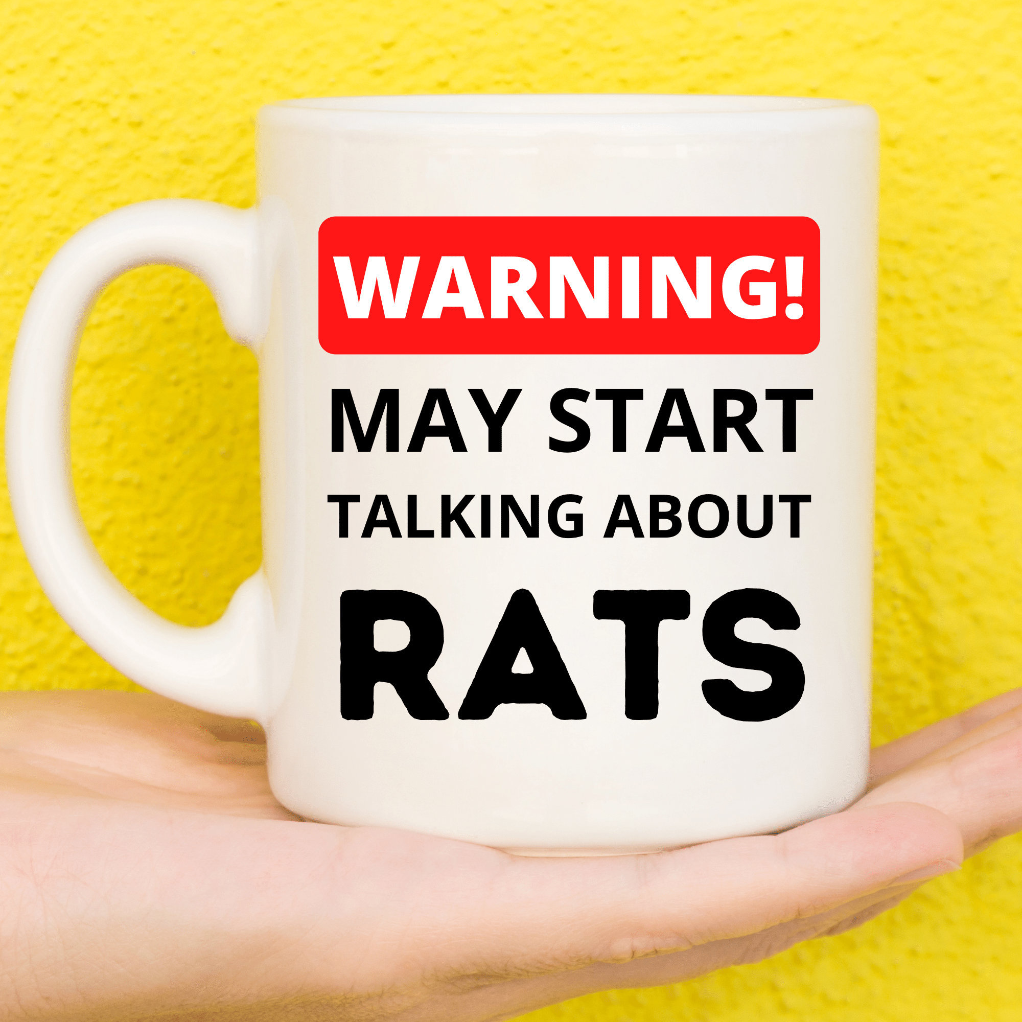 Warning Rat Gifts Gifts For Rat Lovers Rat Themed Presents Etsy