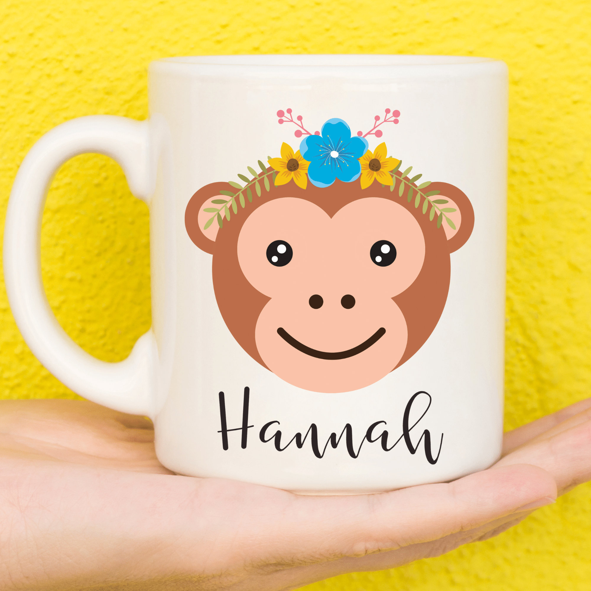 Monkey Gifts Gifts For Monkey Lovers Personalised Mugs Etsy