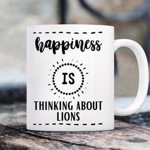 Lion Gifts, Gifts For Lion Lovers, Lion Themed Presents, Lions, Lion Mug, Lioness, Animals, Tiger King, Novelty Mug, Funny Mug