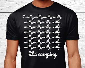 Campingpresenter, Presenter för campingälskare, Camping-T-shirt, Roliga campingtröjor, Campingtröja, Tröja för utomhusmänniskor, Campingtema