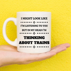 Gifts For Train Lovers, Train Gifts, Steam Train Gifts, Train Presents, Train Themed Gifts, Railway Gifts, Train Enthusiast, Novelty Mug