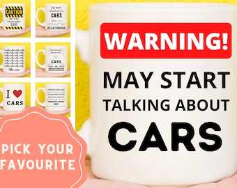 Regalos De Coches, Regalos Para Chicos De Coches, Regalos Para Amantes De Los Coches, Tazas De Coches, Regalos De Coche Únicos, Taza De Coche Divertido, Regalos De Chico De Coche