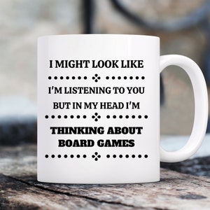 Gifts For Board Game Lovers, Board Game Gifts, Gifts For Game Lovers, Board Game Theme, Gifts For Geeks, Nerds, Unique, Novelty, Funny Mug