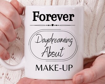 Geschenken voor make-up liefhebbers, geschenken voor make-up artiesten, make-up presenteert, beauty geschenken, make-up liefhebber, beauty lover, grappige mok, nieuwigheid mok