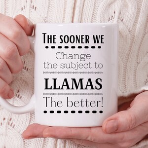 Llama Gifts, Gifts For Llama Lovers, Llama Themed Presents, Llamas, Llama Stuff, Llama Things, Animal Lovers, Novelty Mug, Funny Mug