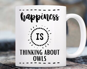 Regalos de búho, regalos para los amantes del búho, búhos temáticos presenta, búhos, búho cosas, búho cosas, único, amantes de los animales, taza de novedad, taza divertida