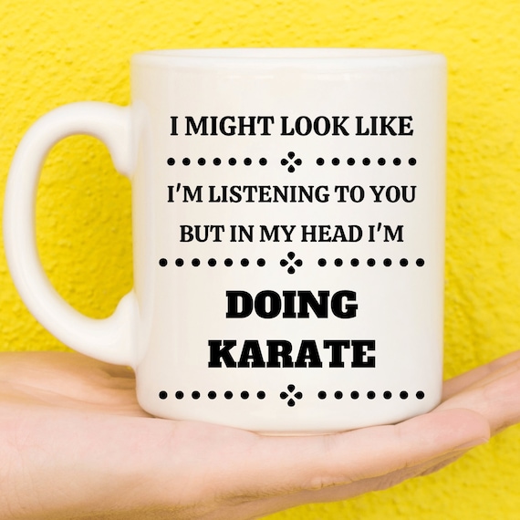 Buy Karate Gifts, Gifts for Karate Lovers, Karate Mug, in My Head 