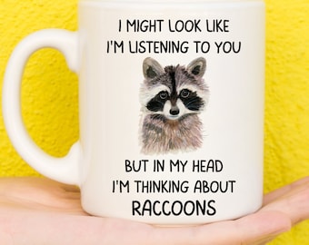 Regalos De Mapaches, Taza De Mapache, Regalos Para Los Amantes De Los Mapaches, Regalo Temático Divertido De Mapaches, Regalos De Mapaches, Cosas De Mapaches, Ilustración De Mapaches